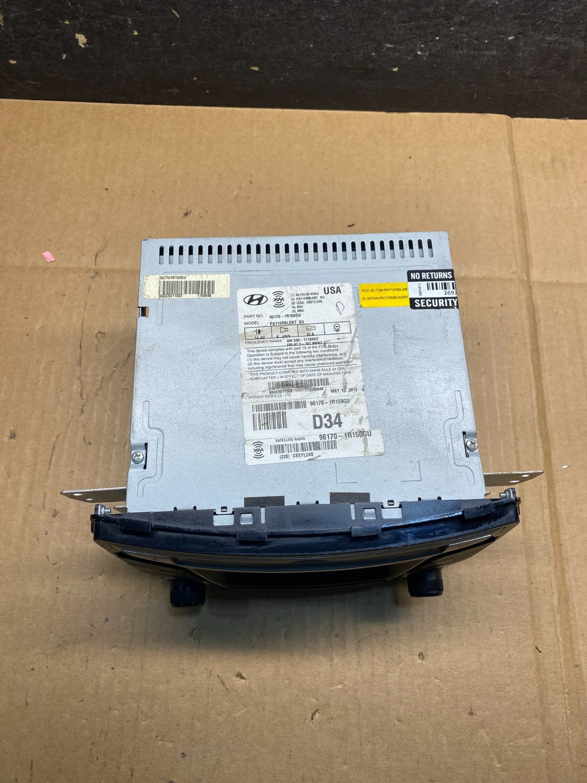 2012 2013 2014 Hyundai Accent Radio Cd Mp3 Player AI9924 DW3