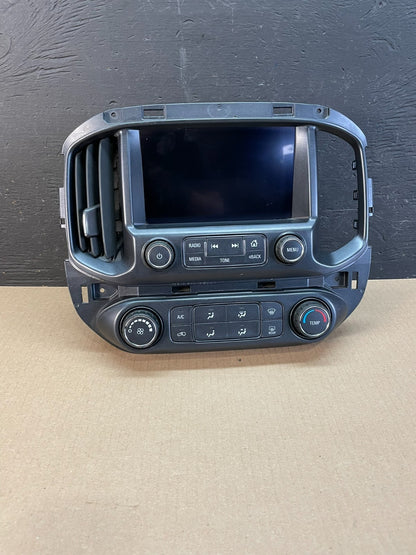 2016-2018 Chevrolet Colorado AM/FM Radio Screen Display Climate Control AE3404 D0