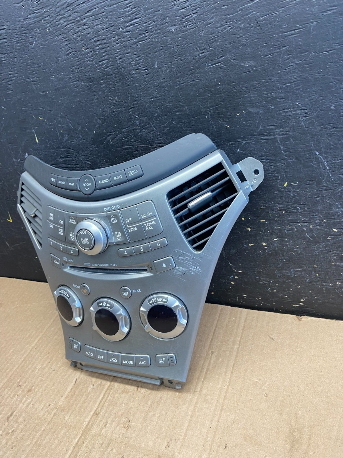 2006-2009 Subaru Tribeca Radio CD Player AC Climate Control Bezel Panel aa8144DG2