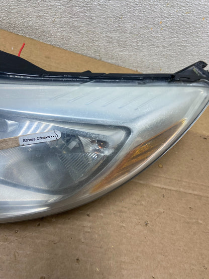 2012 2013 2014 Ford Focus Left Driver Lh Side Halogen Headlight AB5224 DW4