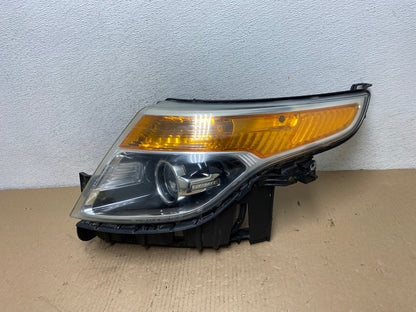 2011 to 2015 Ford Explorer Left Driver LH Halogen Headlight AF3152 LK0