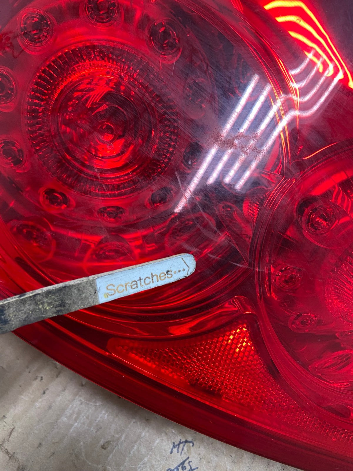 2007 to 2013 Infiniti G35 G37 Sedan Left Driver LH Side Tail Light AI8305 LK3