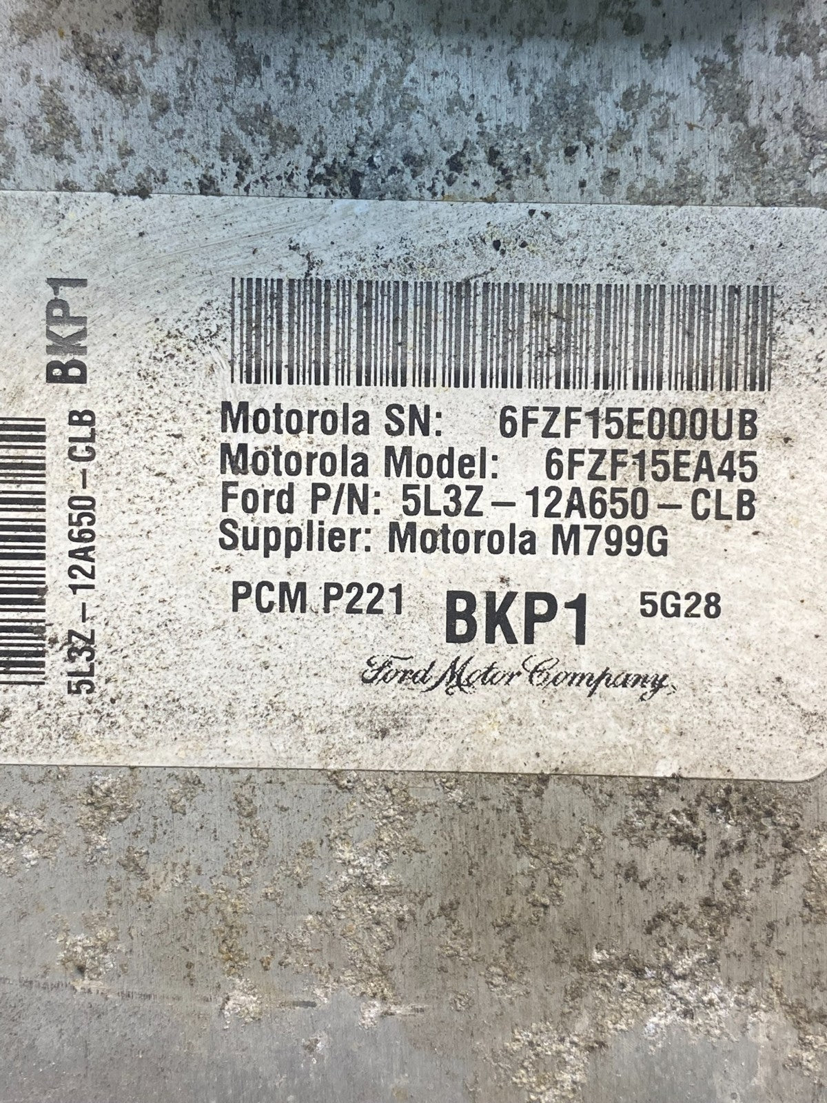 2005 Ford F-150 F150 5.4L Engine Control ECU Module 5L3Z-12A650-CLB AE7793 DW2
