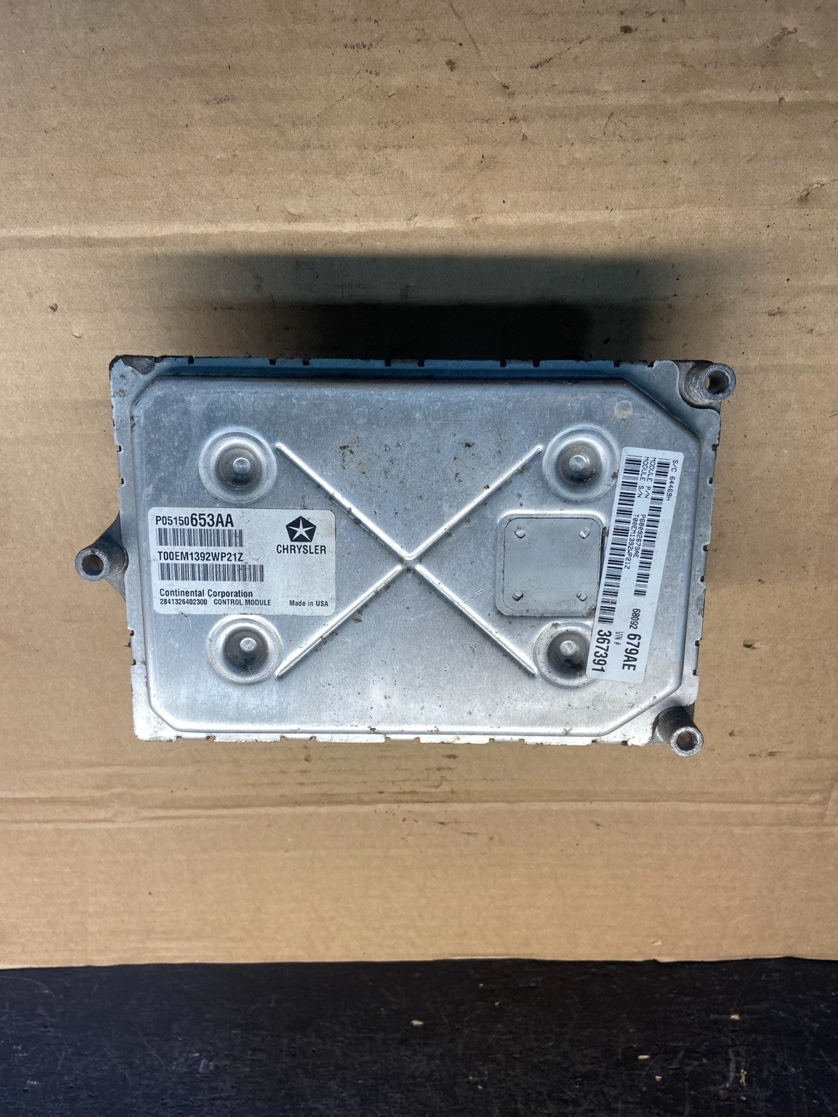 2011 2012 Dodge Journey ECU ECM Engine Computer Module AE2501 DG1
