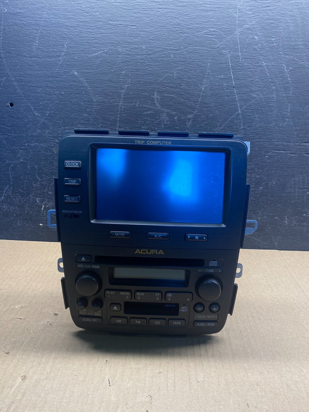 2003 to 2004 Acura Mdx Radio Screen 6 CD Player Climate Control Pan OE AG3800 DG0