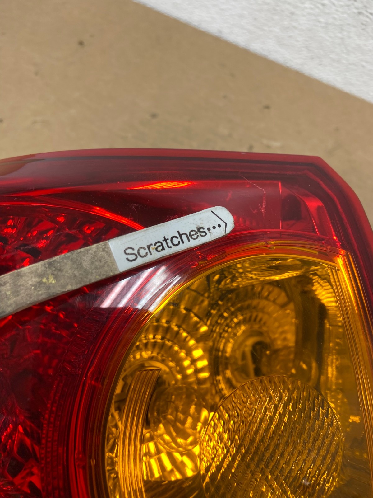 2009 to 2010 Toyota Corolla Left Driver Lh Side Tail Light AD4097 LK3