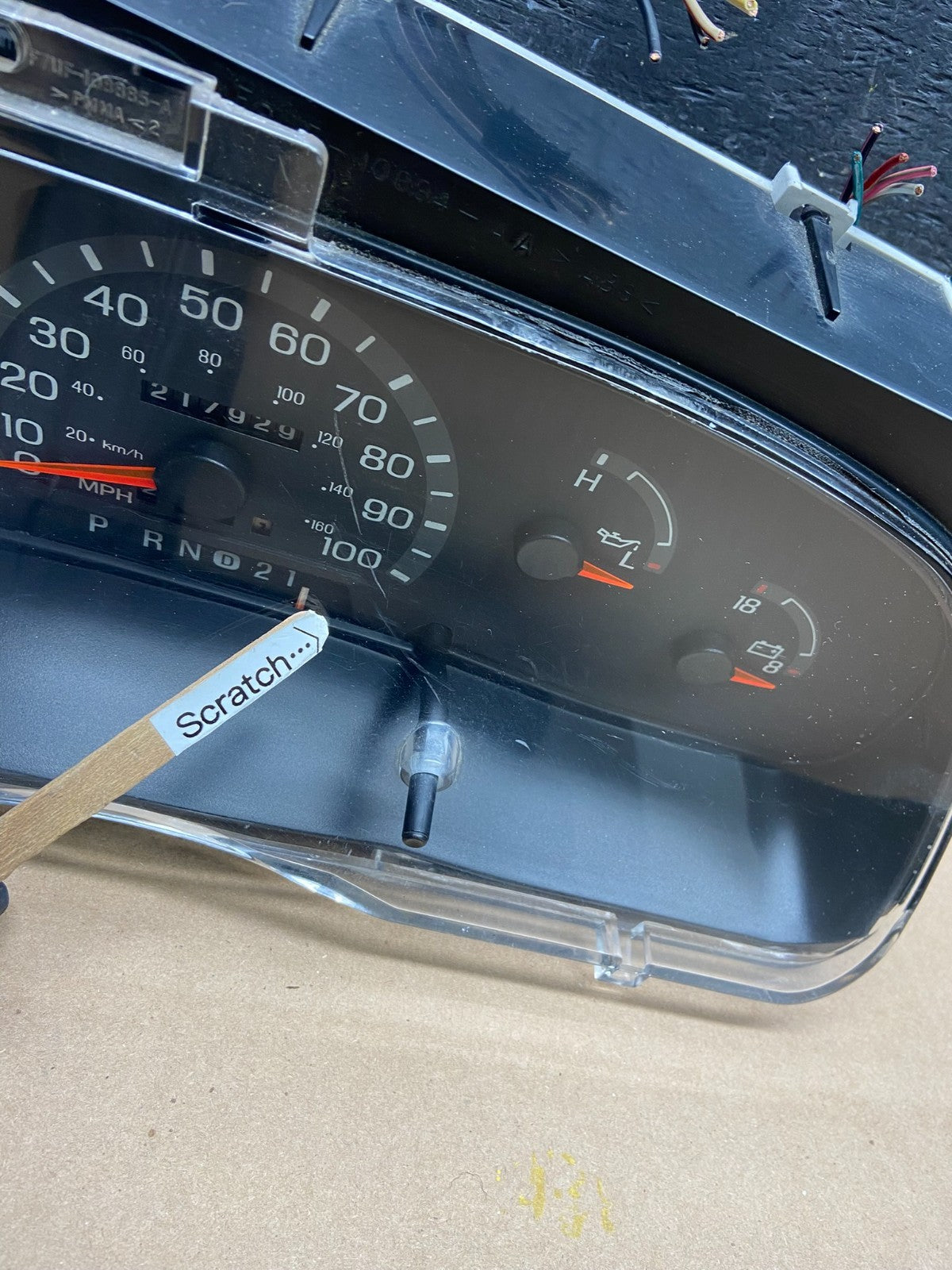 1997 to 2003 Ford E350 VAN Gauge Speedometer Cluster Oem t4310 DG1