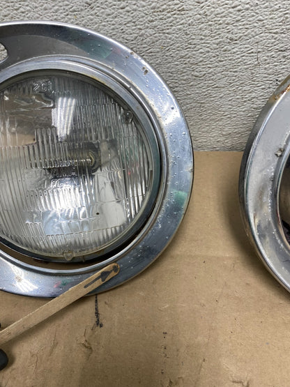 1975 to 1979 Jaguar XJ12 Right+Left Side Headlights J87474