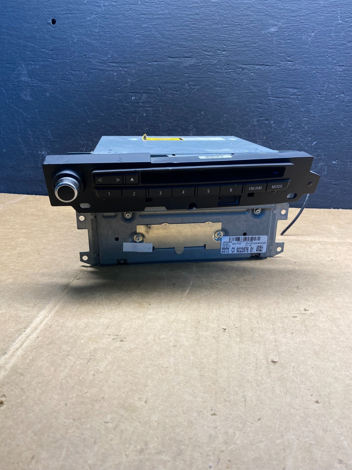2008 - 2010 Bmw E60 535I Radio DVD CD Player AM/FM Control Panel AD3666 DG0
