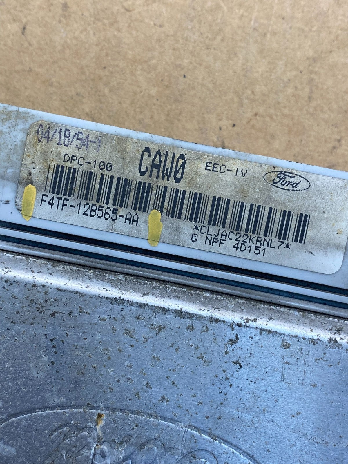 1990-1994 Ford F250, F350 E250 7.3L Engine Control ECU ECM Module AH7001 DG2