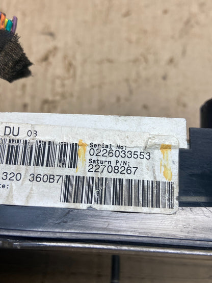 2003 - 2004 Saturn Ion Speedometer Cluster Gauge Oem AB9744 DG6