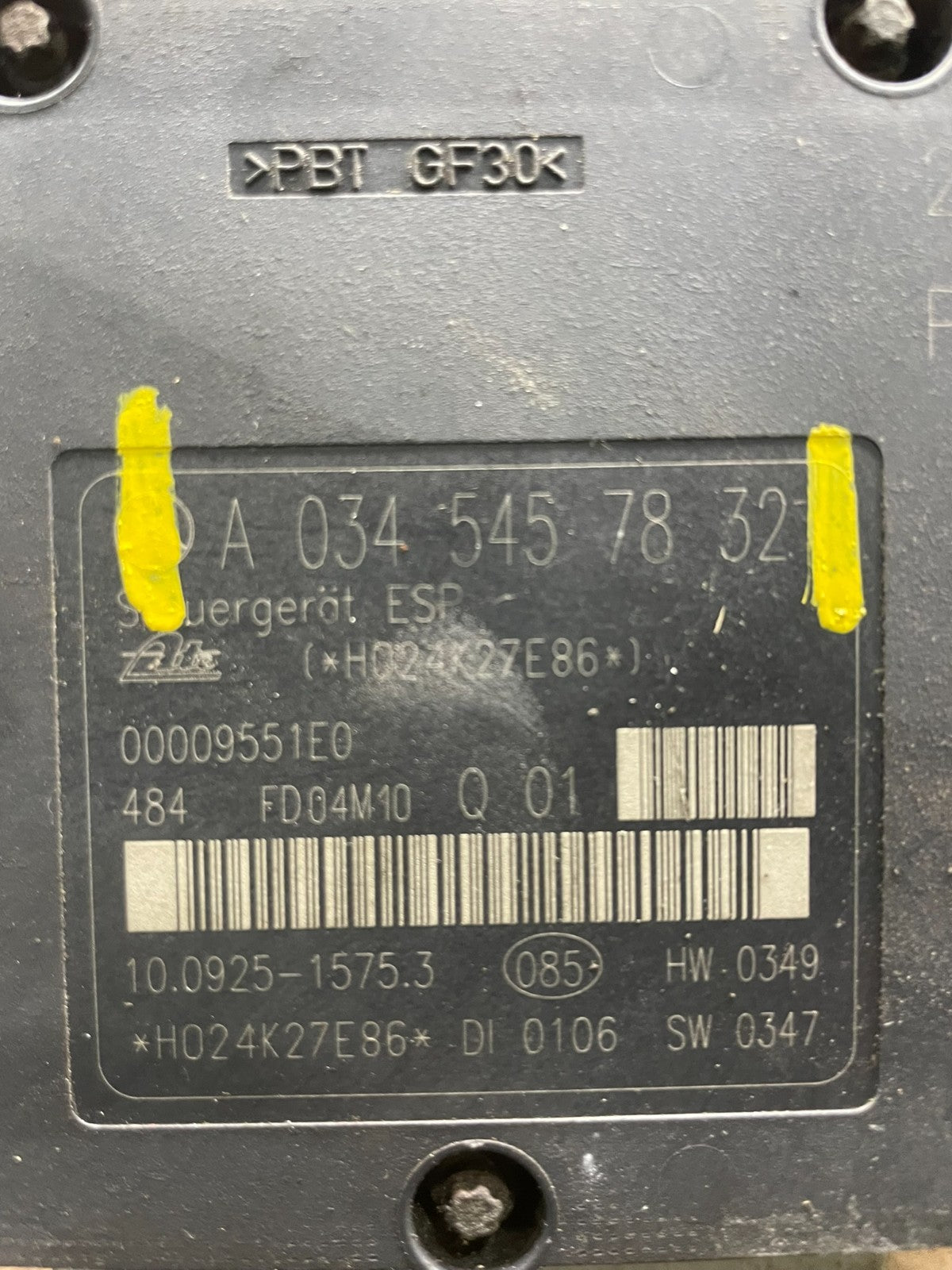 2002 to 2005 Mercedes CLK320 CLK500 ABS Anti Lock Brake Pump Q6178 DG6