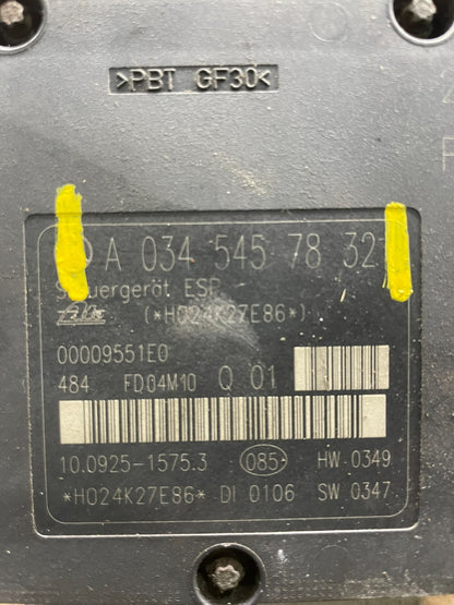 2002 to 2005 Mercedes CLK320 CLK500 ABS Anti Lock Brake Pump Q6178 DG6