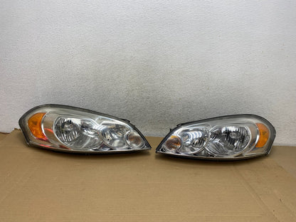 2006 - 2013 Chevrolet Impala Left+Right Set Headlights Halogen AG8838 DW0