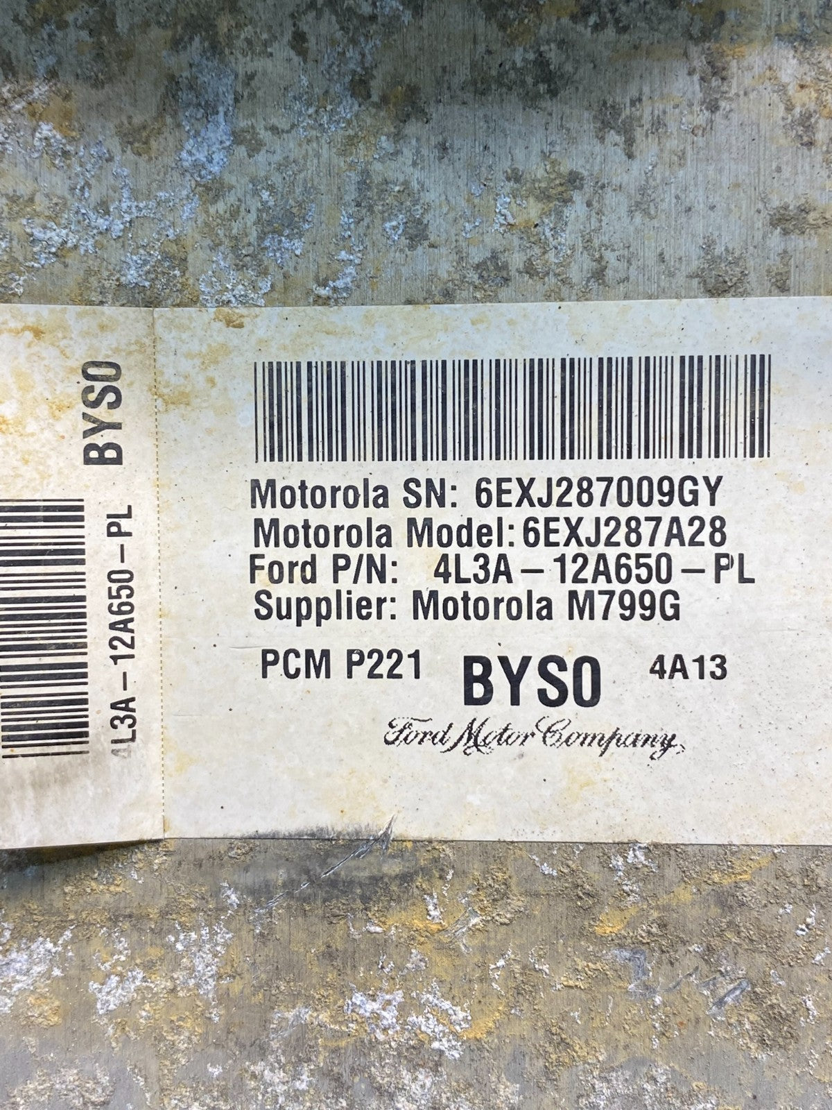 2004 Ford F-150 F150 4.6L Engine Control Unit ECU Computer Module ah1609 DG2