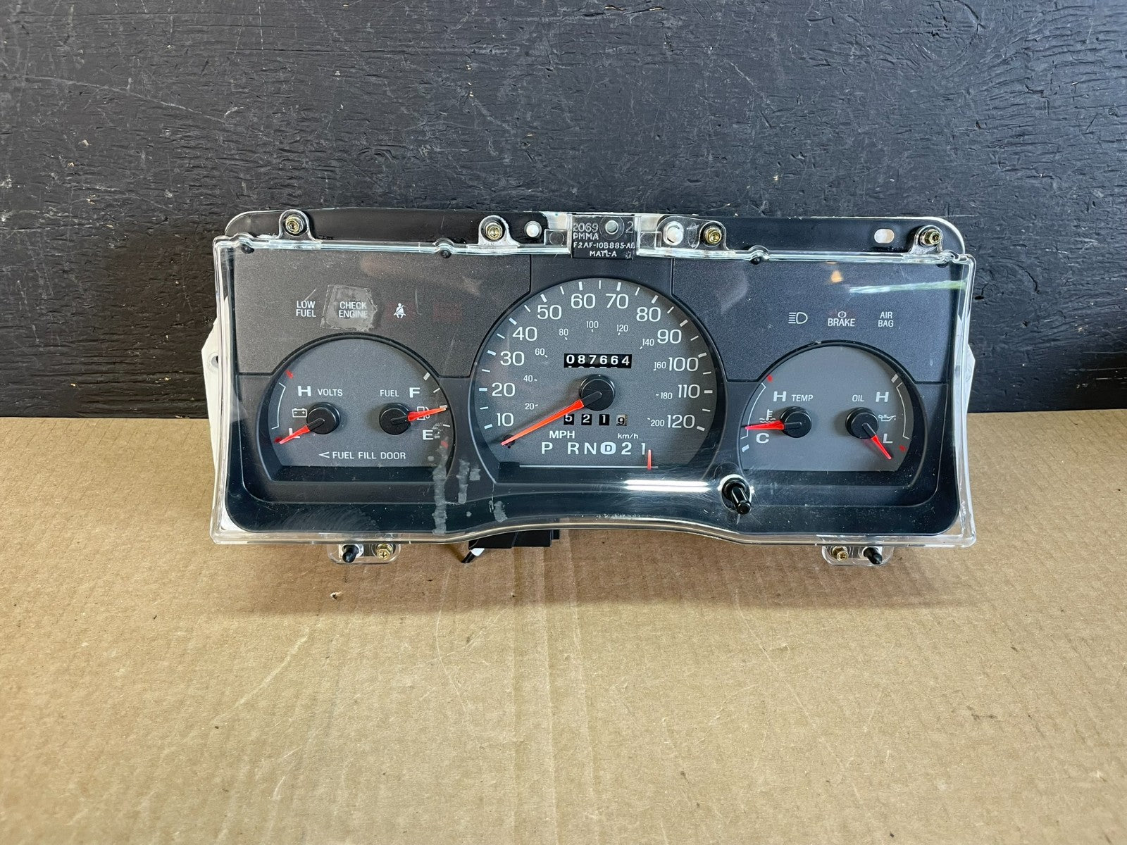 1998 to 2005 Mercury Marquis Speedometer Cluster Gauge AF3625 DG0