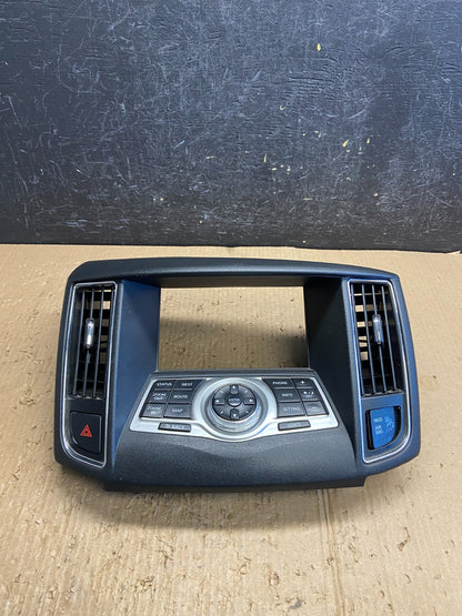 2009-2014 Nissan Maxima Center Console Climate Control Radio Bezel af1711 DG0