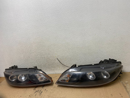 2003 to 2006 Mazda 6 Left+Right Set Side LED Black Headlights ah2081 DG2