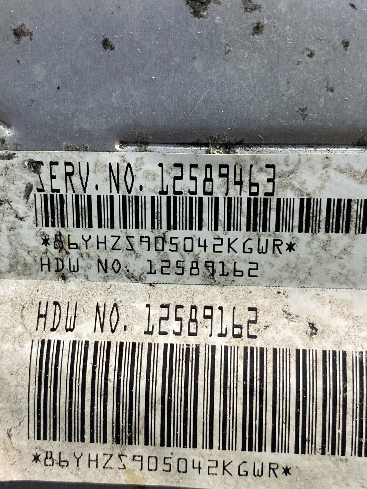 2003-2006 Chevrolet Tahoe Silverado Engine Control 12589463 ECM ECU AH1642 DG2