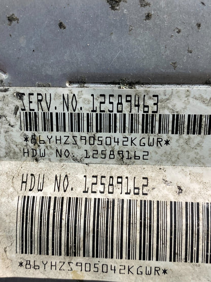 2003-2006 Chevrolet Tahoe Silverado Engine Control 12589463 ECM ECU AH1642 DG2