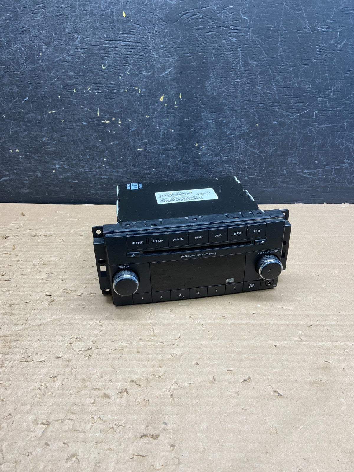 2007-2012 Chrysler Dodge Jeep Ram Radio CD MP3 AUX Receiver AG8605 DG0