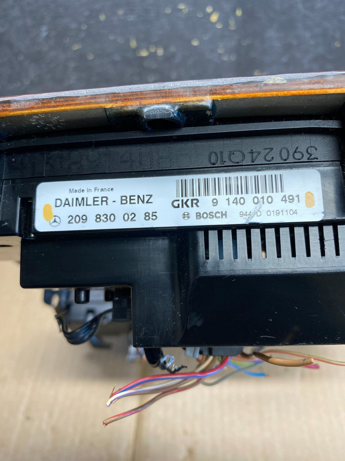 2003 - 2004 Mercedes W209 CLK320 A/C Heater Climate Control Switch ah5492 DG4