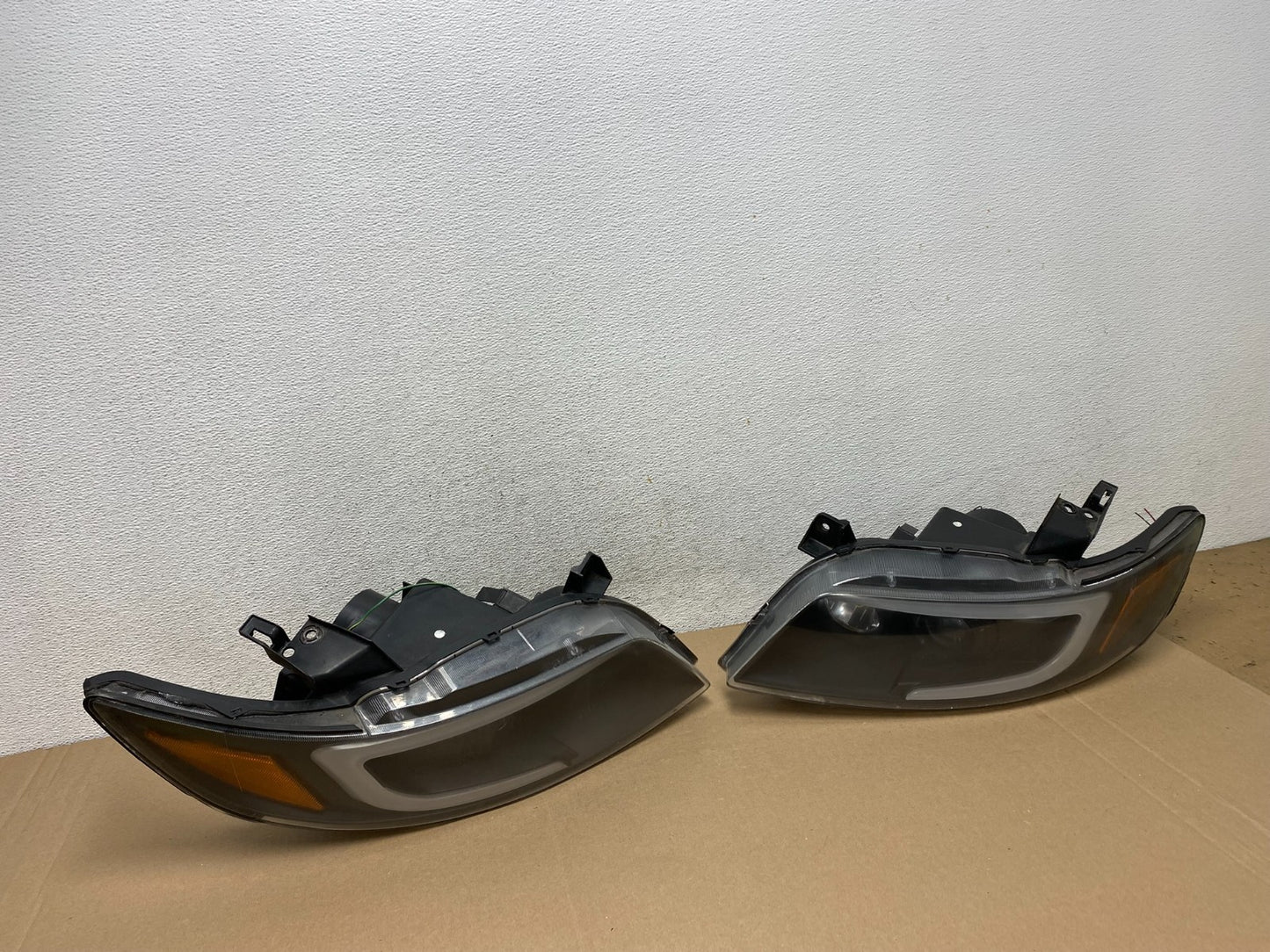 2004 - 2008 Infiniti Fx35 LED Left+Right Set LED Black Side Headlights AF2983 DG2