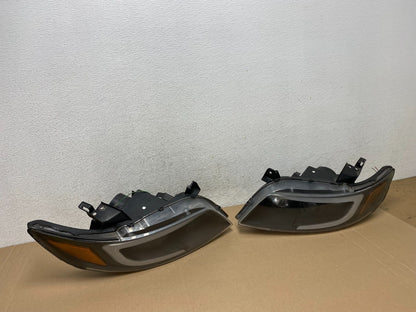 2004 - 2008 Infiniti Fx35 LED Left+Right Set LED Black Side Headlights AF2983 DG2