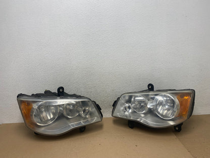 2008 to 2016 Chrysler Town and Country Left+Right Side Headlights AG5717 DW0