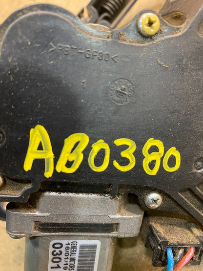 2009-2017 Chevrolet Traverse Rear Glass Windshield Wiper Motor AB0380 DG7