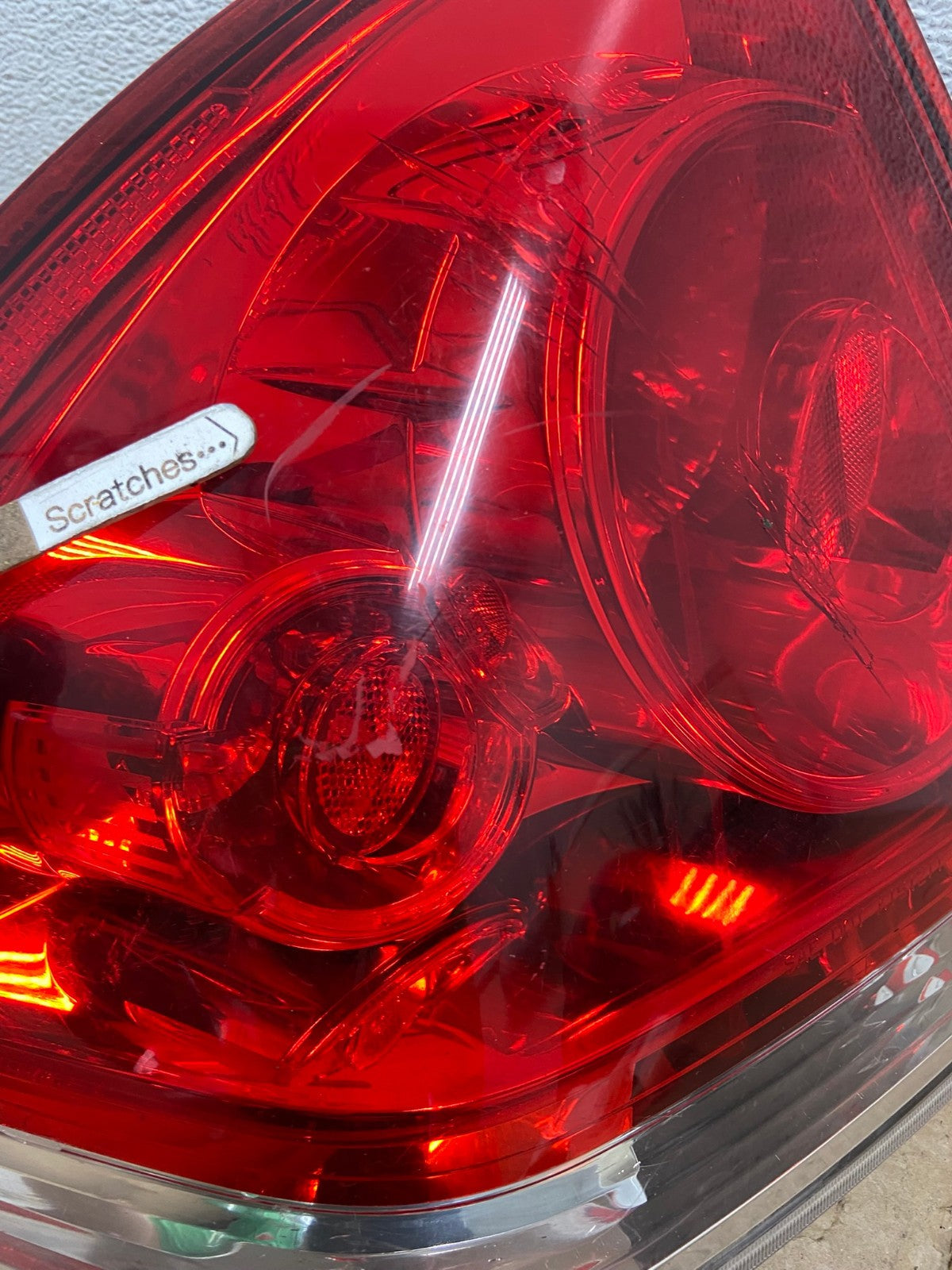 2006 to 2012 Chevrolet Impala Left Driver Lh Side Tail Light AG1395 LK3