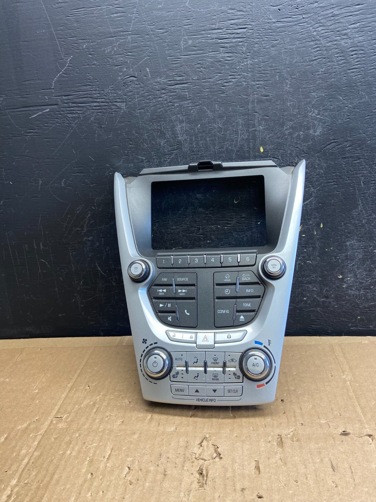2012-2015 Chevy Equinox Terrain Radio Face Climate Control Panel Bezel ad2279 DG0
