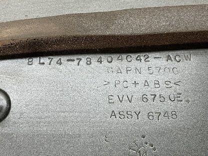 2007 to 2014 Lincoln Navigator Trunk Liftgate License Plate ai8597 DG4