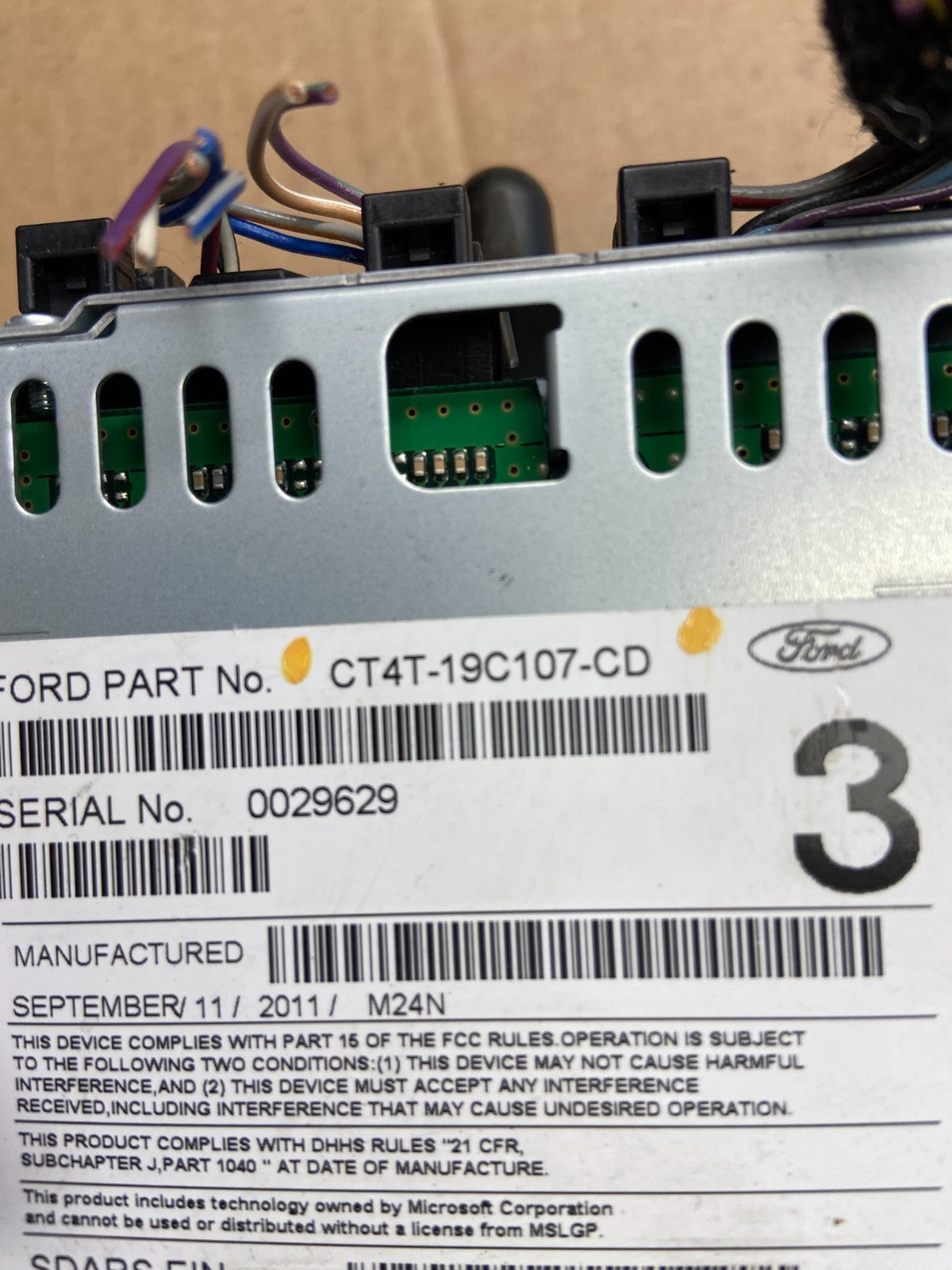 2012 to 2014 Ford Edge AM/FM Radio Reciever af2735 DG4