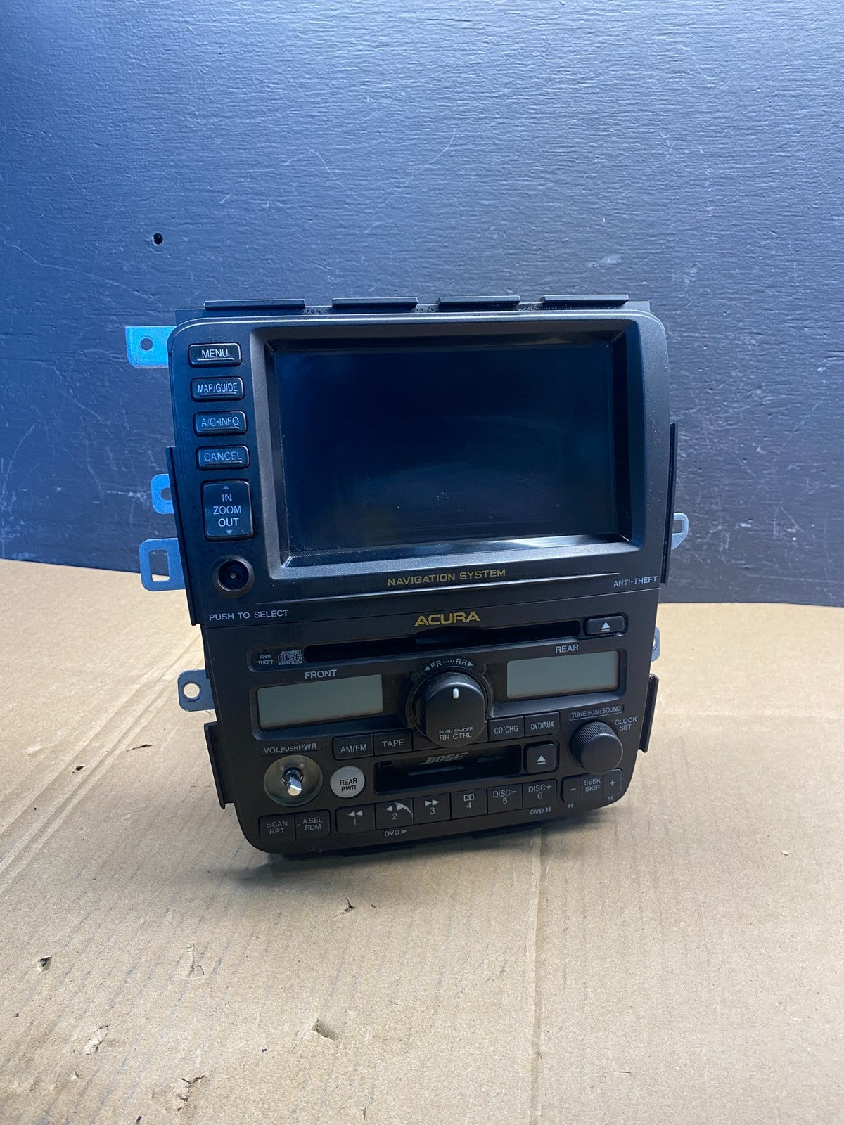 2005 to 2006 Acura Mdx Radio Stereo 6 CD Player Screen Display AD1684 DG0