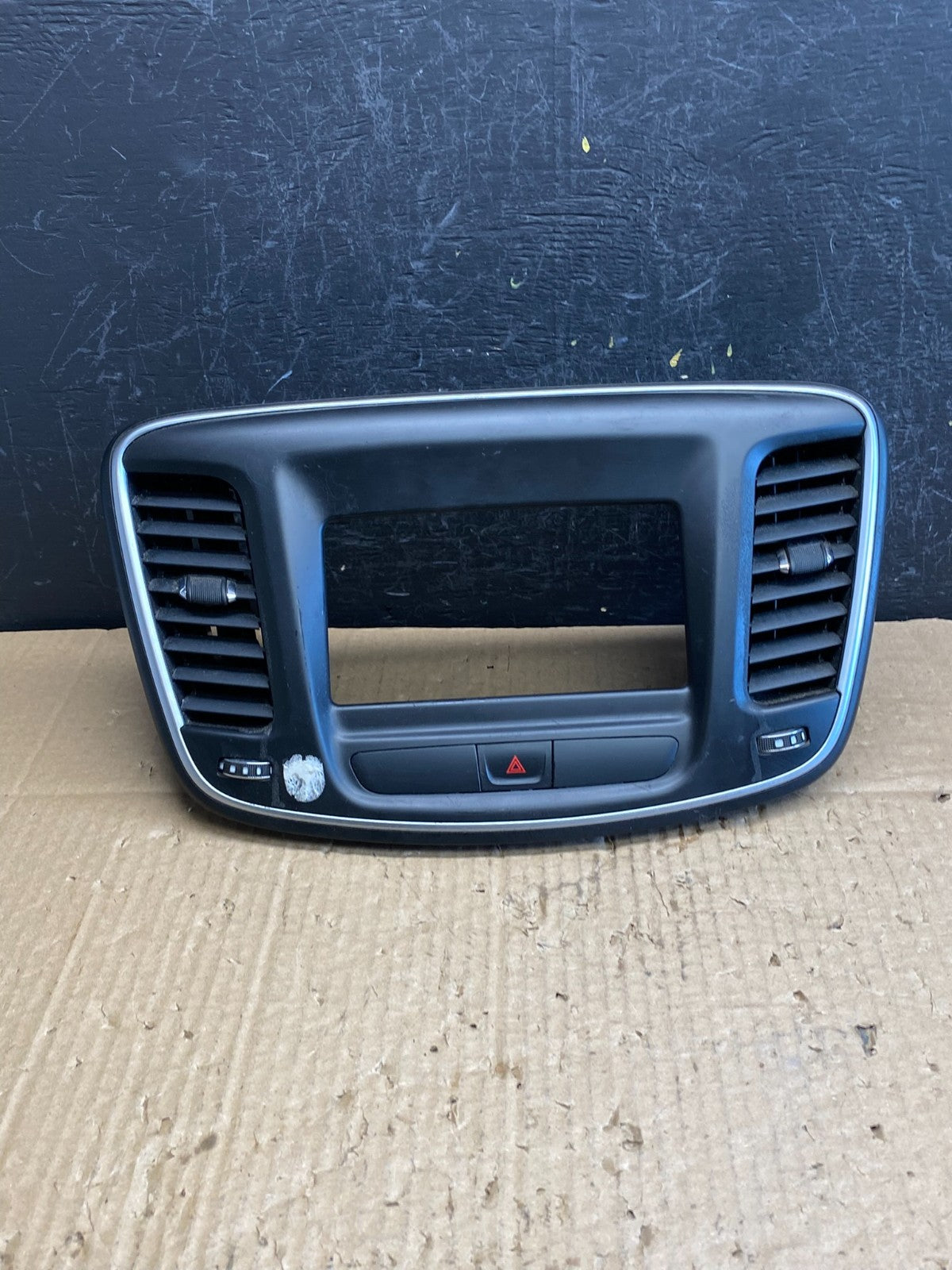 2015 to 2016 Chrysler 200 Radio Dash Bezel Trim Vent Hazard Panel AC9639 DG1