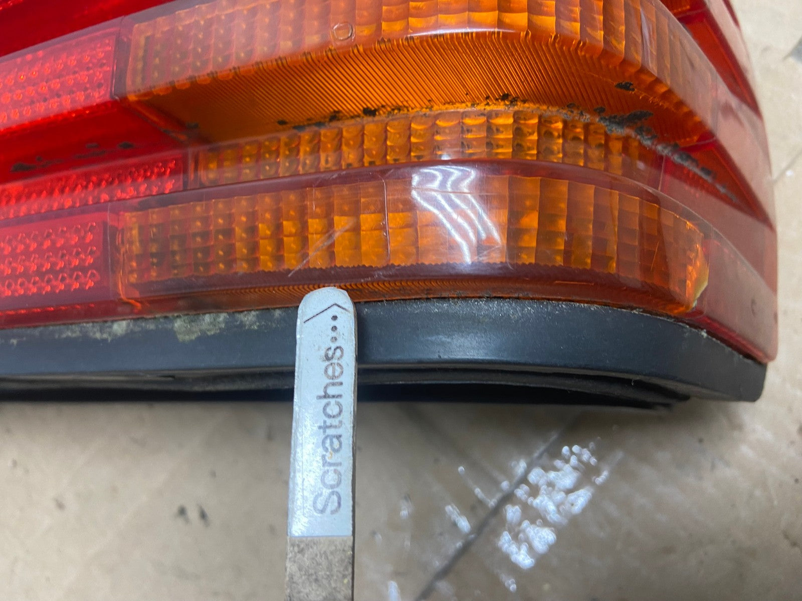 1986 to 1991 Mercedes-Benz W126 Left Driver Side Tail Light AE6043 LK3