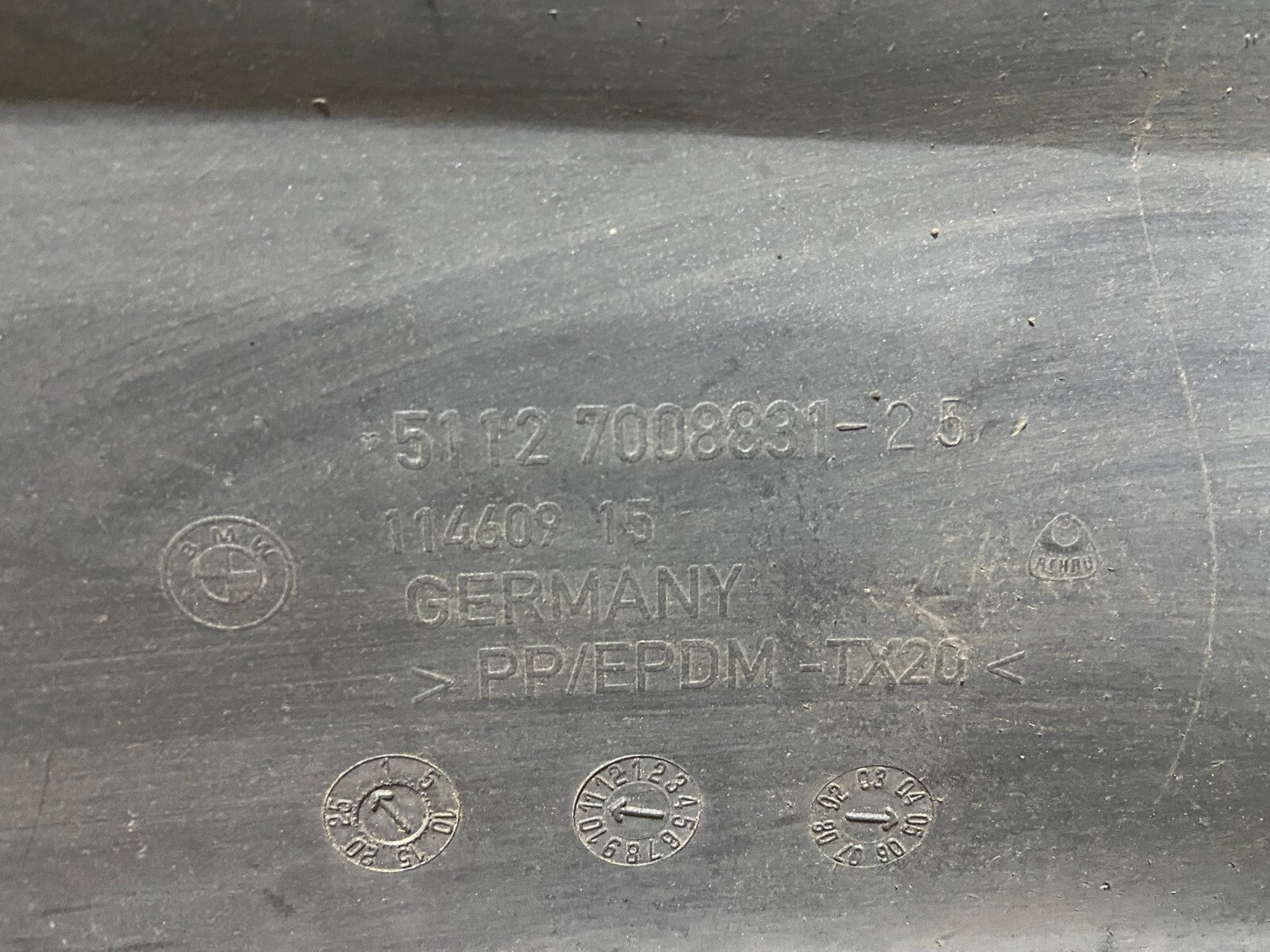 2004 to 2007 BMW 6-Series Rear Bumper Cover With Sensors Holes N553614