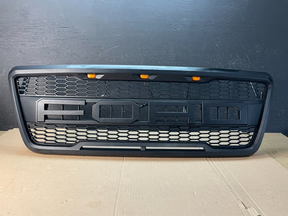 2004 to 2008 Ford F150 Raptor Style Front Upper Grille Grill Black AD8358 DG0