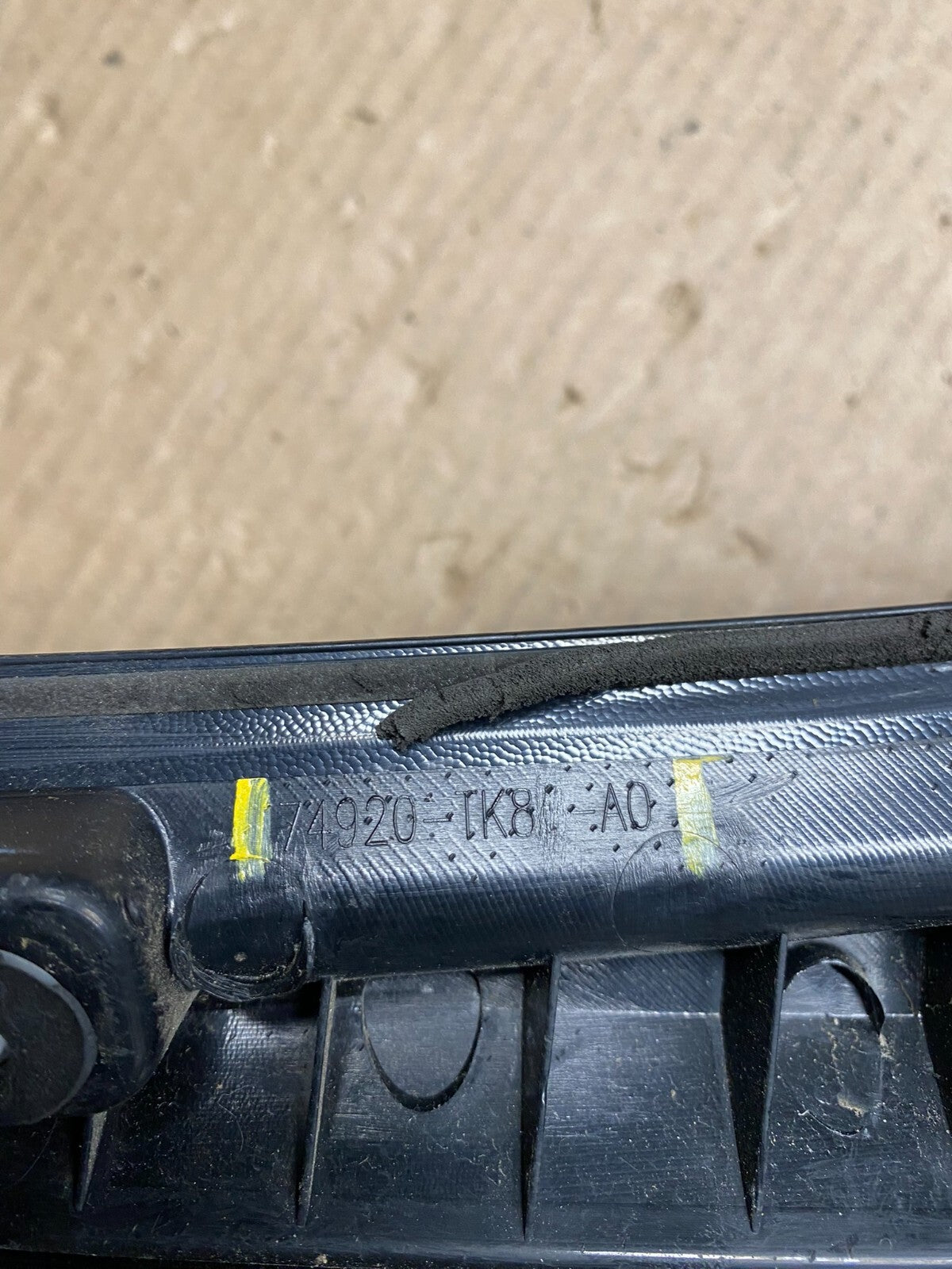 2011-2017 Honda Odyssey Left Driver Rear Gate Spoiler Garnish Oem D7594 DG7