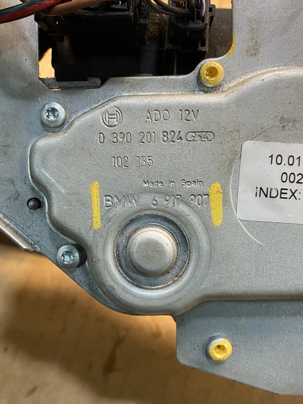 2004 to 2010 BMW X3 E83 Rear Windshield Wiper Motor OEM AB3999 DG6