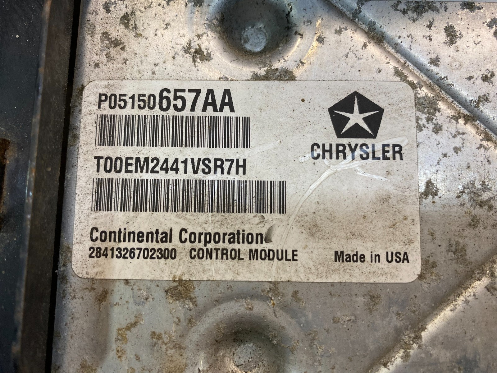 2012 Dodge Avenger Engine Computer Control ECM ECU OEM  AA7623 DG3