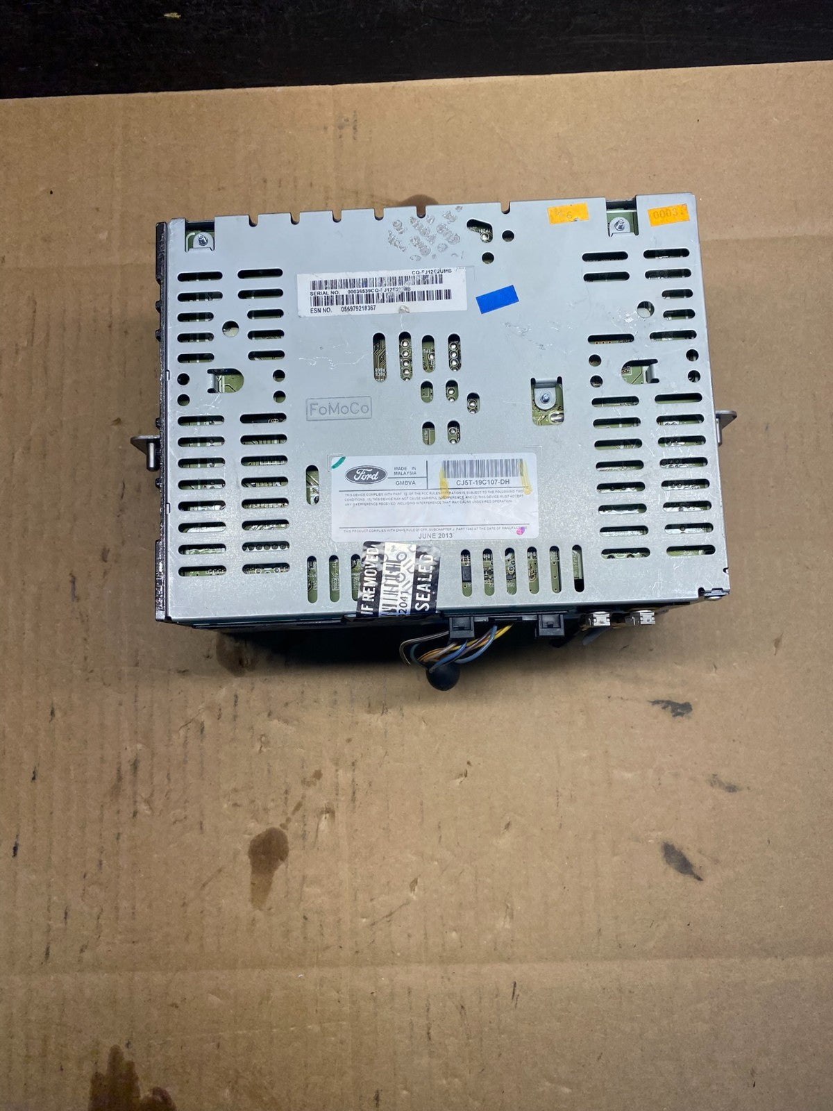 2013 2014 2015 Ford Escape Radio Receiver ID CJ5T-19C107-DH AD5050 DG4