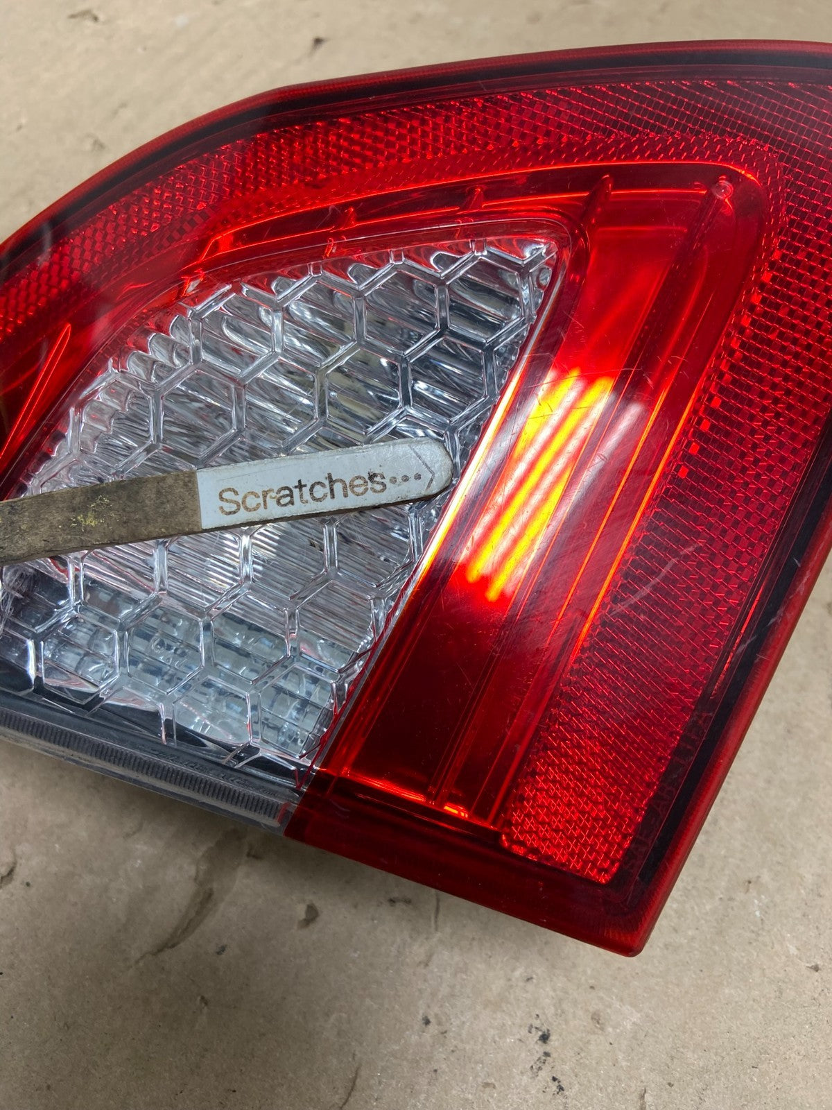 2011 to 2013 Ford Fiesta Left Driver LH Side Tail Light Inner AG5804 DW3