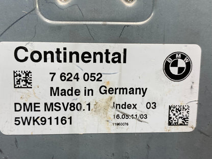 2007 - 2011 BMW 328i 528i E90 ECM ECU Engine Computer 7624052 AE0106 DG2