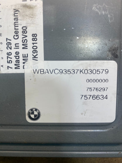 2007 - 2011 BMW 328i 528i E90 ECM ECU Engine Computer 7576634 AA0733 DG2