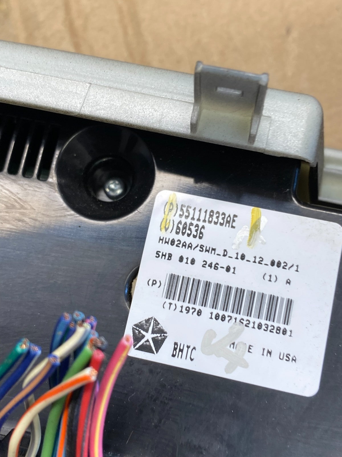 2011-2013 Jeep Grand Cherokee Center Radio Climate Control Bezel Vent AB8799 DG6