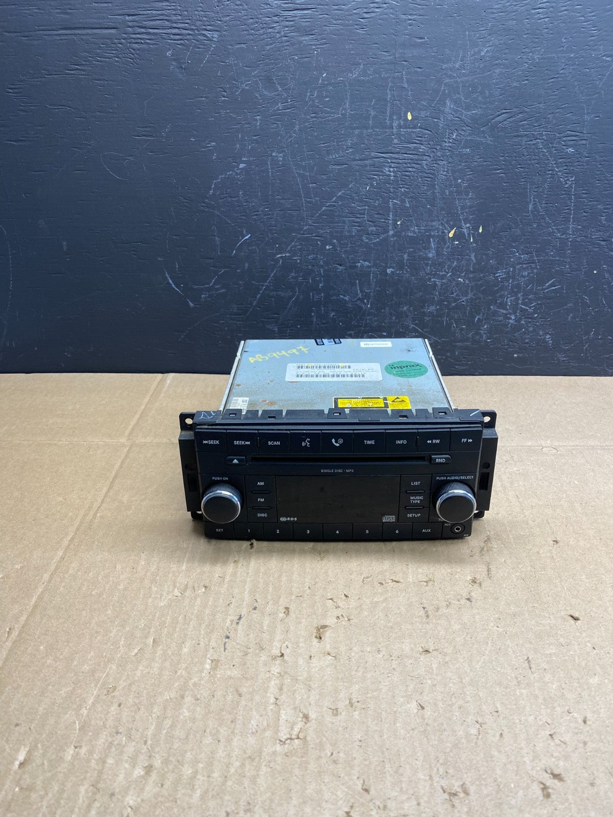 2007-2012 Chrysler Dodge Jeep Ram Radio CD MP3 AUX Receiver AB9497 DG0