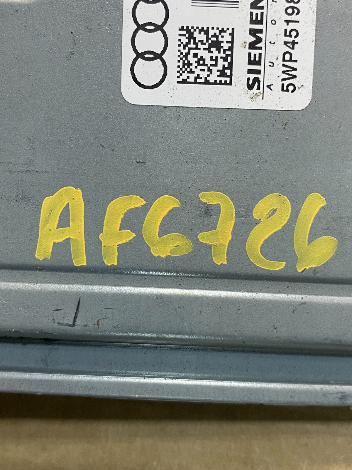 2006 to 2008 Audi A6 Engine Computer Ecu Pcm Ecm Pcu AF6726 DW3