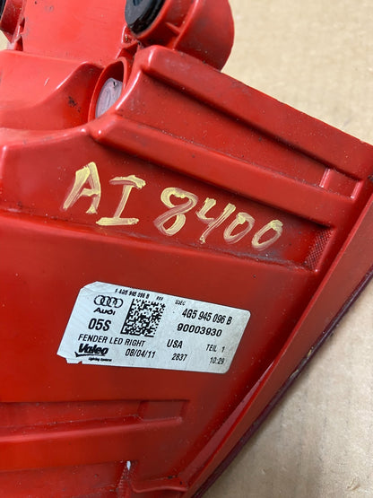 2012 - 2015 Audi A6 Right Passenger RH Side LED Tail Light AI8400 DW6